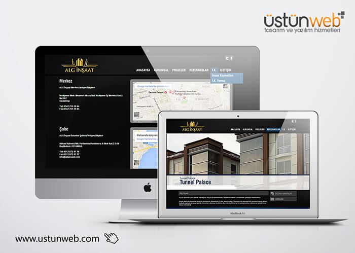 Alg İnşaat Web Tasarımı