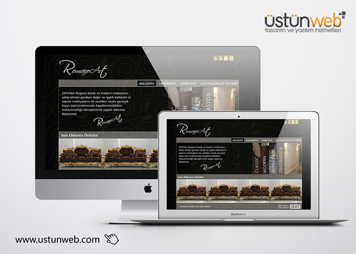 Romanoart Mobilya Web Tasarımı