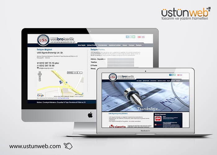 USS Sigorta Web Tasarımı