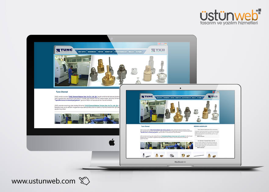 Tunç Machining Web Yazılım